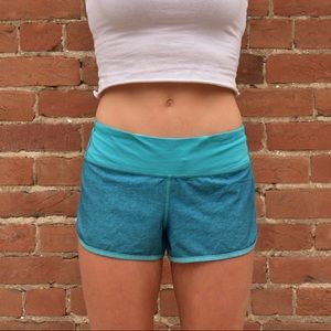 Lululemon Teal Active Shorts
